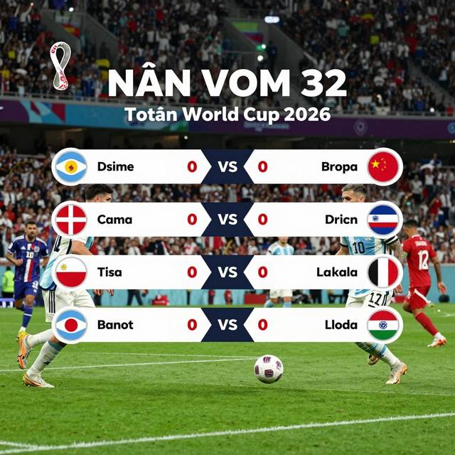 Nhận Định Trước Trận Vòng 32 Đội World Cup 2026: Phân Tích Chiến Thuật Và Dự Đoán