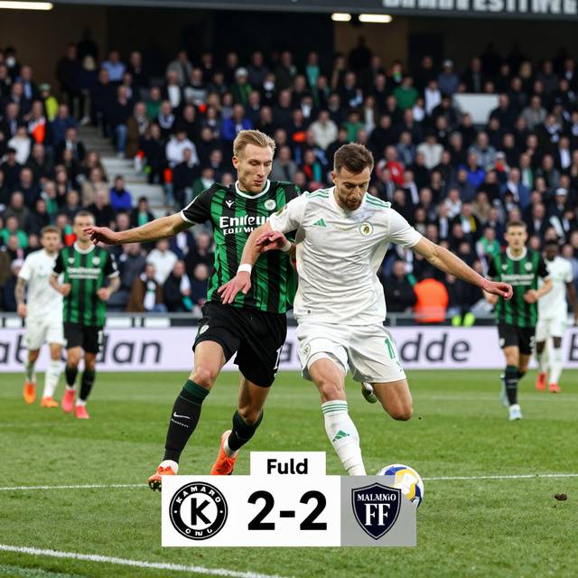 Kalmar FF 2-2 Malmo FF: Trận cầu kịch tính tại Guldfageln Arena khiến cả hai chia điểm