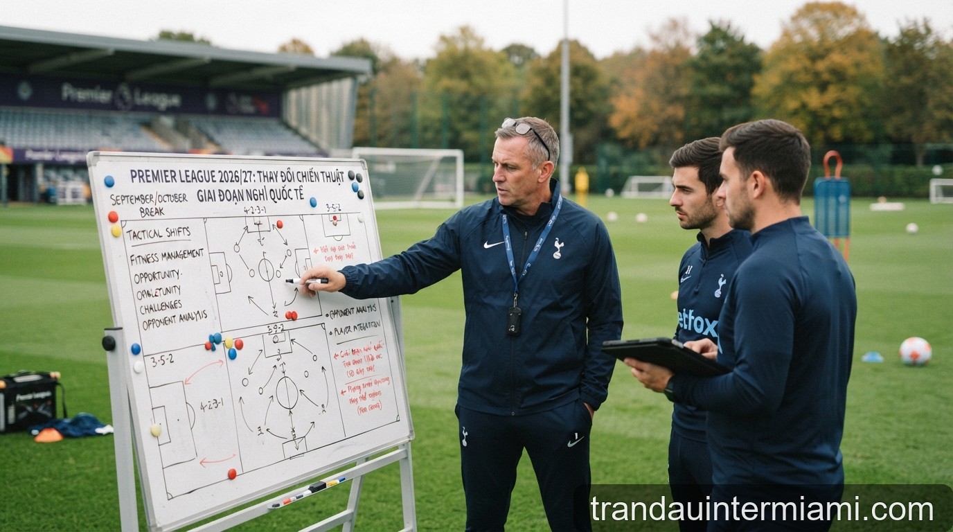 Premier League 2026/27: Những thay đổi chiến thuật trong giai đoạn nghỉ quốc tế đầu tiên